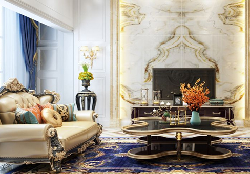 青島歐式效果圖_市北正商紅河谷家庭裝修設計風格/報價